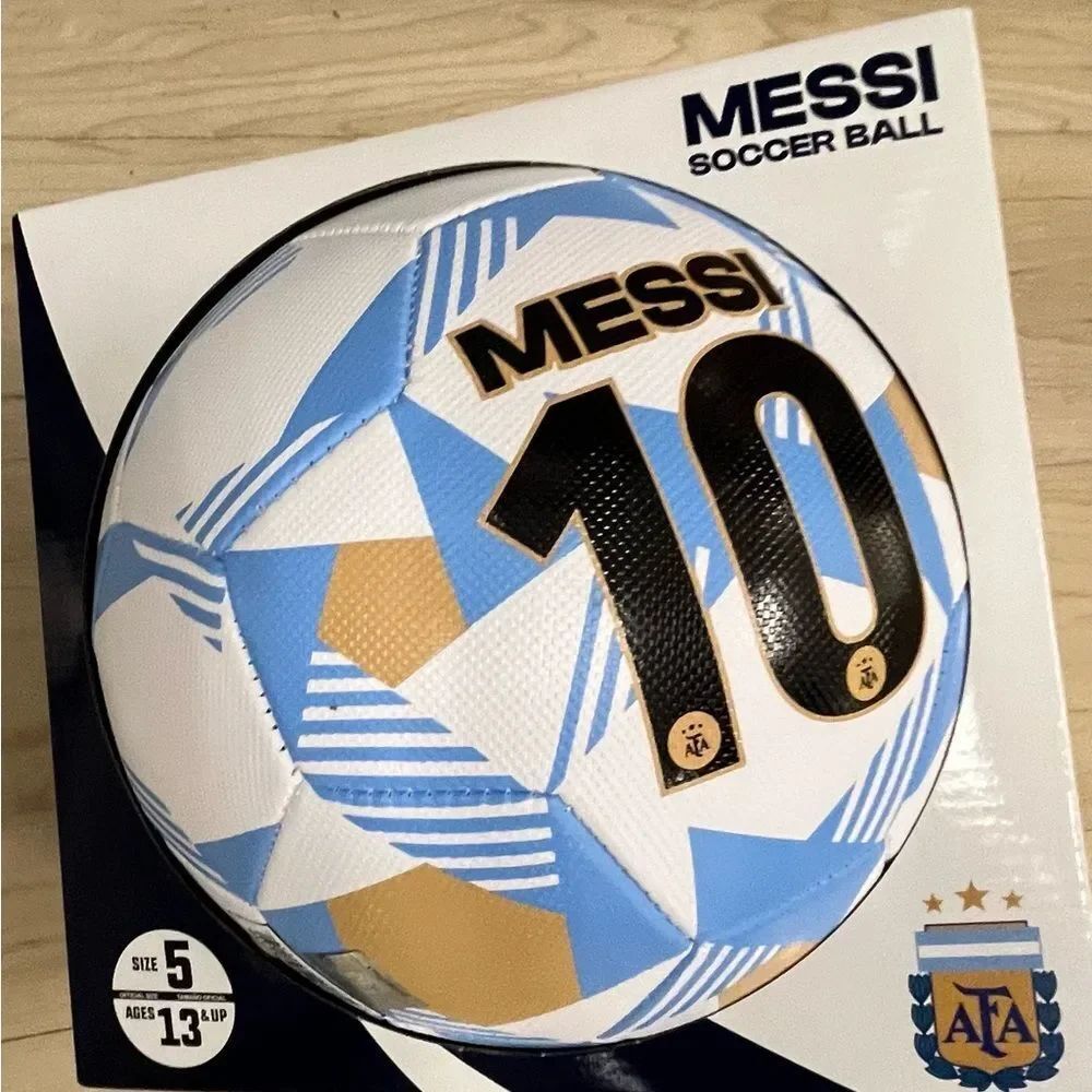 New AFA Argentina Lionel Messi #10 soccer football ball-Size 5 with box